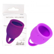 Менструальная чаша Lola NATURAL WELLNESS TULIP, объем 20 мл фиолетовые